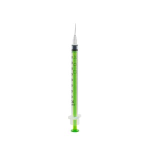 Acufine 29g x 1/2" ( 0.33mm x 12mm ) Fixed Needle Syringe Green