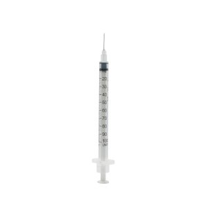 Acufine 29g x 1/2" ( 0.33mm x 12mm ) Fixed Needle Syringe White