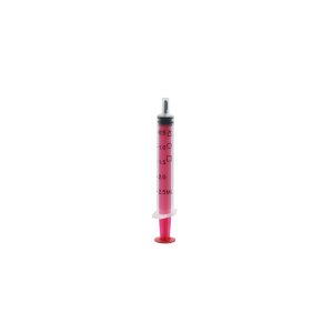 Acuject 2ml Low Dead Space Syringe Red
