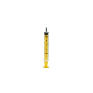 Acuject 2ml Low Dead Space Syringe Yellow