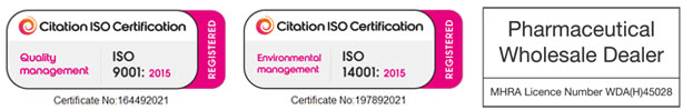Orion Medical Supplies Accreditations