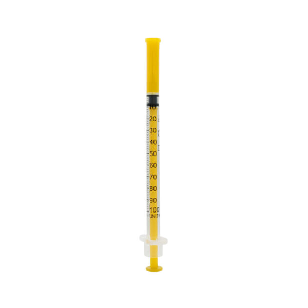 Orion Acufine Fixed Needle and Syringe Yellow