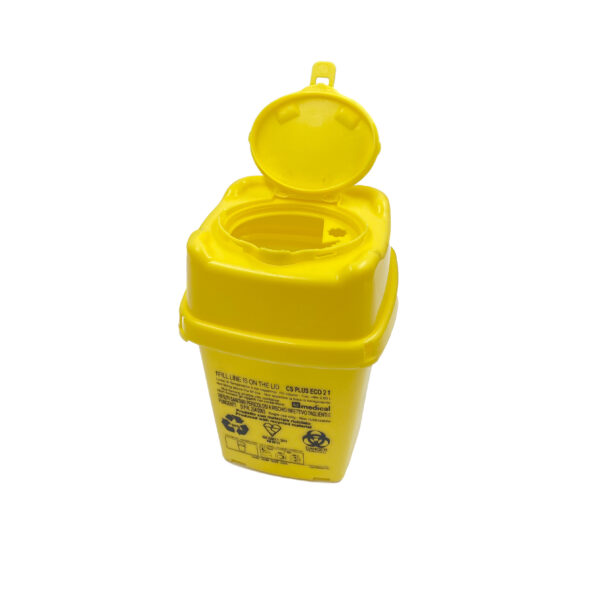 SAFELOC™ 2Ltr Sharps Container Open